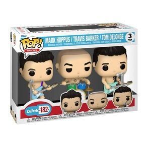 Blink-182 Funko Pop Set Mark Tom Travis